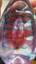 Load image into Gallery viewer, Vintage SCOTTISH Caithness Glass Paperweight: SHOOTING STAR by Alastair MacIntosh; 2003
