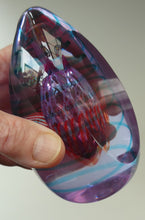 Load image into Gallery viewer, Vintage SCOTTISH Caithness Glass Paperweight: SHOOTING STAR by Alastair MacIntosh; 2003
