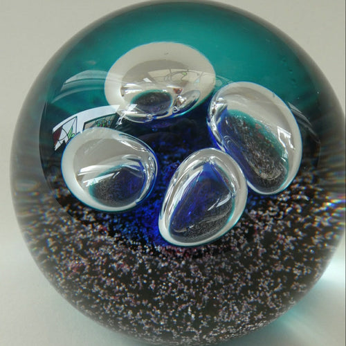 SCOTTISH PAPERWEIGHT: Vintage 1990s Caithness Colin Terris Paperweight: WEATHER VANE