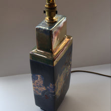 Load image into Gallery viewer, SCOTTISH POTTERY. LARGE Margery Clinton Lustre Glaze Lamp Base. Re-wired
