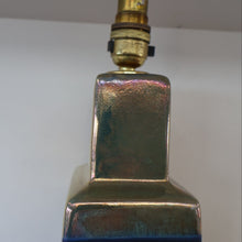 Load image into Gallery viewer, LARGE Margery Clinton Lustre Glaze Lamp Base. Re-wired. 17 inches

