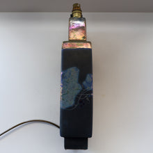 Load image into Gallery viewer, SCOTTISH POTTERY. LARGE Margery Clinton Lustre Glaze Lamp Base. Re-wired
