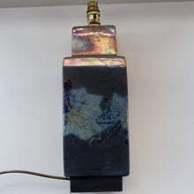 Load image into Gallery viewer, SCOTTISH POTTERY. LARGE Margery Clinton Lustre Glaze Lamp Base. Re-wired
