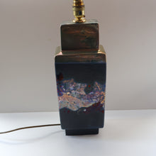 Load image into Gallery viewer, SCOTTISH POTTERY. LARGE Margery Clinton Lustre Glaze Lamp Base. Re-wired
