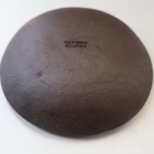 SCOTTISH POTTERY. Rarer Margery Clinton Circular Plate with an Abstract Yellow Slipware Decoration