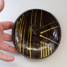 Load image into Gallery viewer, SCOTTISH POTTERY. Rarer Margery Clinton Circular Plate with an Abstract Yellow Slipware Decoration
