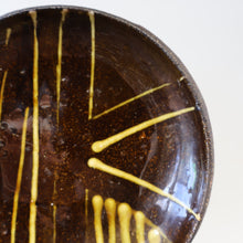 Load image into Gallery viewer, SCOTTISH POTTERY. Rarer Margery Clinton Circular Plate with an Abstract Yellow Slipware Decoration
