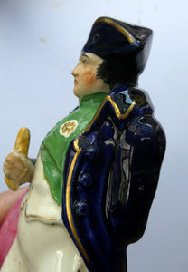 RARE 1850s Staffordshire Figurine of the Emperor Napoleon