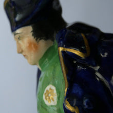 Load image into Gallery viewer, RARE 1850s Slip Cast Staffordshire Figurine of the Emperor Napoleon
