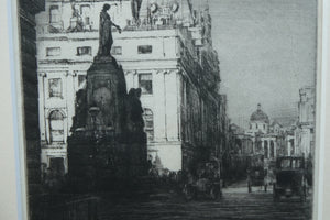 MORTIMER MENPES (1855 - 1938) Pall Mall, London (1910). Pencil Signed