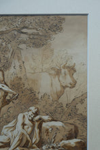 Load image into Gallery viewer, 18th Century European School Pen and Ink Mercury and Argus
