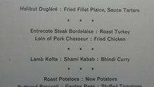 Load image into Gallery viewer, Official Menu Samples Compiled for the Commonwealth Games. EDINBURGH 1970. VERY Rare Survivor
