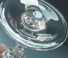 Load image into Gallery viewer, Vintage Edinburgh Crystal PAIR of Tall CHAMPAGNE Flute Glasses.  7 3/8 inches
