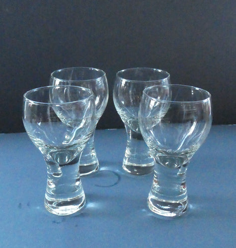 SET OF FOUR Caithness CANISBAY Small CLEAR Coloured Glasses