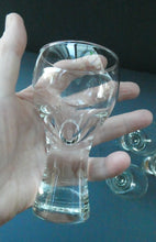 Load image into Gallery viewer, SET OF FOUR Caithness CANISBAY Small CLEAR Coloured Glasses
