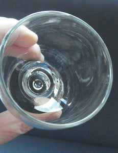 SET OF FOUR Caithness CANISBAY Small CLEAR Coloured Glasses