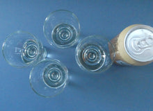 Load image into Gallery viewer, SET OF FOUR Caithness CANISBAY Small CLEAR Coloured Glasses
