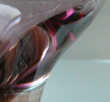 Load image into Gallery viewer, PAIR of Caithness CANISBAY LARGE Amethyst Coloured Wine Glasses. Space Age Shape. 5 3/4 inches in height
