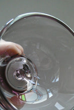 Load image into Gallery viewer, PAIR of Caithness CANISBAY LARGE Amethyst Coloured Wine Glasses. Space Age Shape. 5 3/4 inches in height
