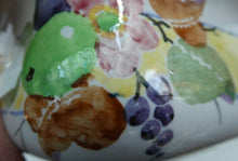 Load image into Gallery viewer, SCOTTISH POTTERY. Rare 1920s Mak Merry Hand-Painted Lidded Serving Dish. Decorated  with Fruits and Berries
