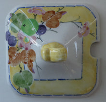 Load image into Gallery viewer, SCOTTISH POTTERY. Rare 1920s Mak Merry Hand-Painted Lidded Serving Dish. Decorated  with Fruits and Berries
