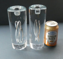 Load image into Gallery viewer, 1990s Large Timo Sarpaneva Chunky Clear Glass &quot;JANUS&quot; Candlestick for Iittala

