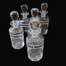 Load image into Gallery viewer, RARE Antique French Glass Perfume Oil Bottle. Baccarat Design. STEPHANOTIS
