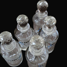 Load image into Gallery viewer, RARE Antique French Glass Perfume Oil Bottle. Baccarat Design. MILLEFLEURS
