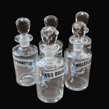 Load image into Gallery viewer, RARE Antique French Glass Perfume Oil Bottle. Baccarat Design. FRANGIPANNI
