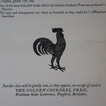 Load image into Gallery viewer, 1925 LIMITED EDITION. Song of Songs. Illustrations by Eric Gill. Published by Golden Cockerel Press

