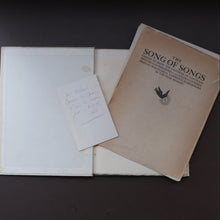 Load image into Gallery viewer, 1925 LIMITED EDITION. Song of Songs. Illustrations by Eric Gill. Published by Golden Cockerel Press
