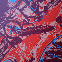 Load image into Gallery viewer, SCOTTISH ART. Contemporary Original Pencil Signed Screenprint by Paul Furneaux. Demon on Calton Hill. Signed &amp; Dated 1987
