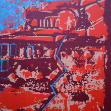 Load image into Gallery viewer, SCOTTISH ART. Contemporary Original Pencil Signed Screenprint by Paul Furneaux. Demon on Calton Hill. Signed &amp; Dated 1987
