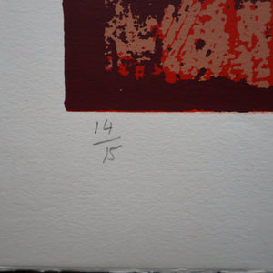 SCOTTISH ART. Contemporary Original Pencil Signed Screenprint by Paul Furneaux. Demon on Calton Hill. Signed & Dated 1987
