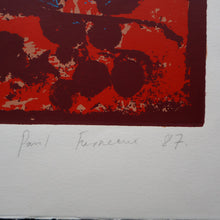 Load image into Gallery viewer, SCOTTISH ART. Contemporary Original Pencil Signed Screenprint by Paul Furneaux. Demon on Calton Hill. Signed &amp; Dated 1987
