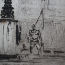 Load image into Gallery viewer, LISTED ARTIST: William Walcot (1874 - 1943). Large Etching entitled &quot;The Atrium to a House of a Patrician, Rome&quot;. Signed in Pencil
