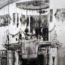 Load image into Gallery viewer, LISTED ARTIST: William Walcot (1874 - 1943). Large Etching entitled &quot;The Atrium to a House of a Patrician, Rome&quot;. Signed in Pencil

