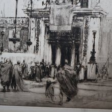 Load image into Gallery viewer, LISTED ARTIST: William Walcot (1874 - 1943). Large Etching entitled &quot;The Atrium to a House of a Patrician, Rome&quot;. Signed in Pencil

