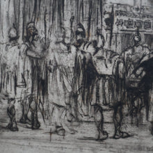 Load image into Gallery viewer, LISTED ARTIST: William Walcot (1874 - 1943). Large Etching entitled &quot;The Atrium to a House of a Patrician, Rome&quot;. Signed in Pencil
