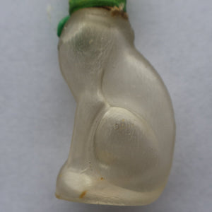 1920s CUSSONS Miniature Cat Perfume Bottle or Flacon. Wembley Empire Exhibition Interest 1924