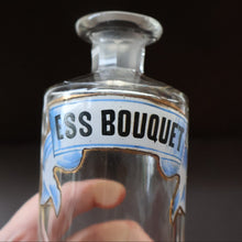 Load image into Gallery viewer, RARE Antique French Glass Perfume Oil Bottle. Baccarat Design. ESS BOUQUET

