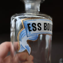 Load image into Gallery viewer, RARE Antique French Glass Perfume Oil Bottle. Baccarat Design. ESS BOUQUET
