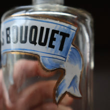 Load image into Gallery viewer, RARE Antique French Glass Perfume Oil Bottle. Baccarat Design. ESS BOUQUET
