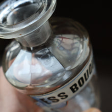 Load image into Gallery viewer, RARE Antique French Glass Perfume Oil Bottle. Baccarat Design. ESS BOUQUET
