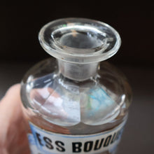 Load image into Gallery viewer, RARE Antique French Glass Perfume Oil Bottle. Baccarat Design. ESS BOUQUET
