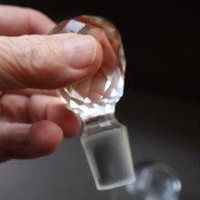 Load image into Gallery viewer, RARE Antique French Glass Perfume Oil Bottle. Baccarat Design. ESS BOUQUET
