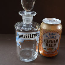 Load image into Gallery viewer, RARE Antique French Glass Perfume Oil Bottle. Baccarat Design. MILLEFLEURS
