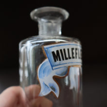 Load image into Gallery viewer, RARE Antique French Glass Perfume Oil Bottle. Baccarat Design. MILLEFLEURS
