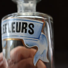 Load image into Gallery viewer, RARE Antique French Glass Perfume Oil Bottle. Baccarat Design. MILLEFLEURS
