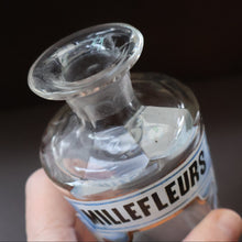 Load image into Gallery viewer, RARE Antique French Glass Perfume Oil Bottle. Baccarat Design. MILLEFLEURS
